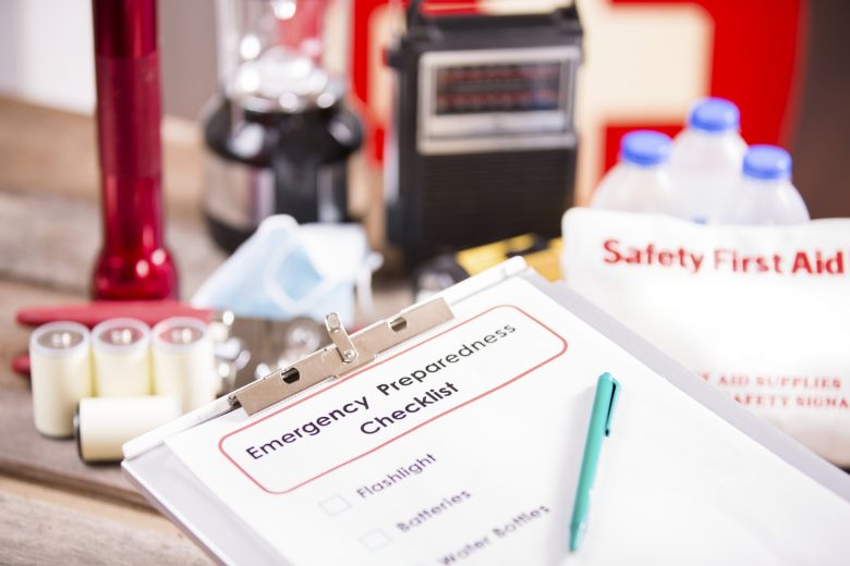 An emergency preparation checklist