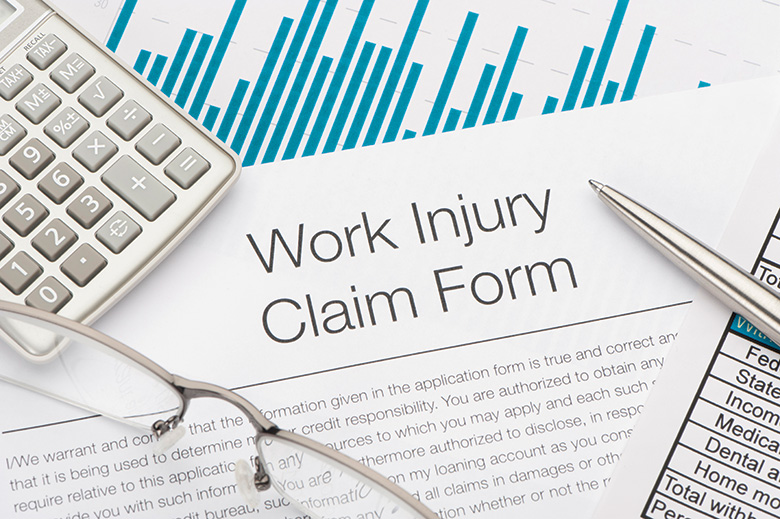 Work injury claim form