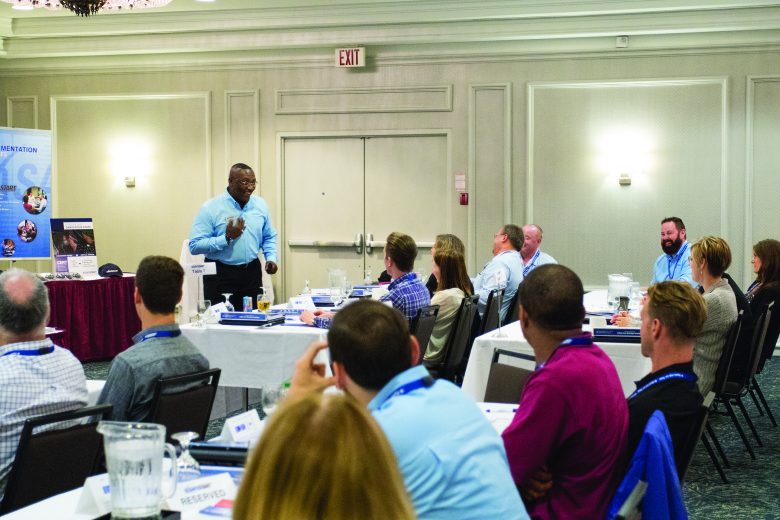 Jack Jackson presenting at a SafeStart workshop