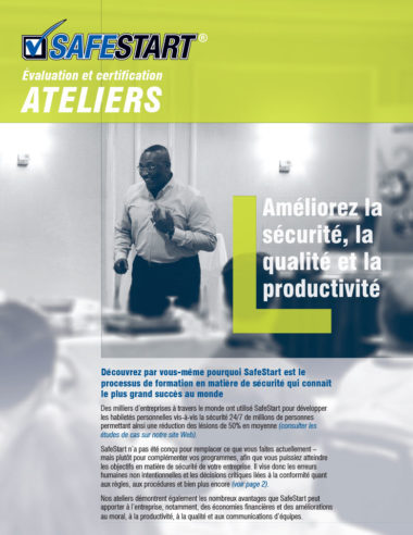 2019 SafeStart Ateliers de Printemps