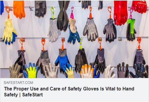 Use and care of gloves vital to hand safety