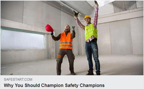 Why you should champion safety champions