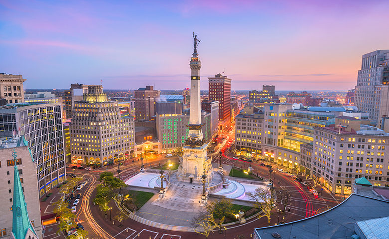 Indianapolis, Indiana, USA Skyline