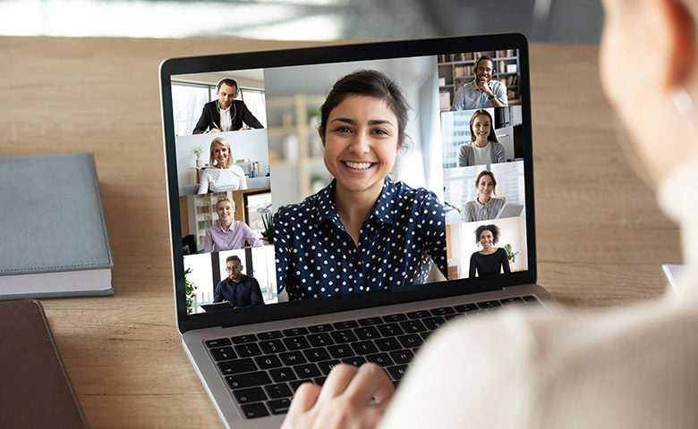 Multiple participants in online meeting